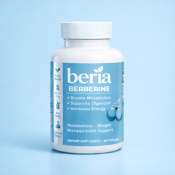 BERIA Berberine — Natural Support for Cravings, Blood Sugar & Metabolic Balance