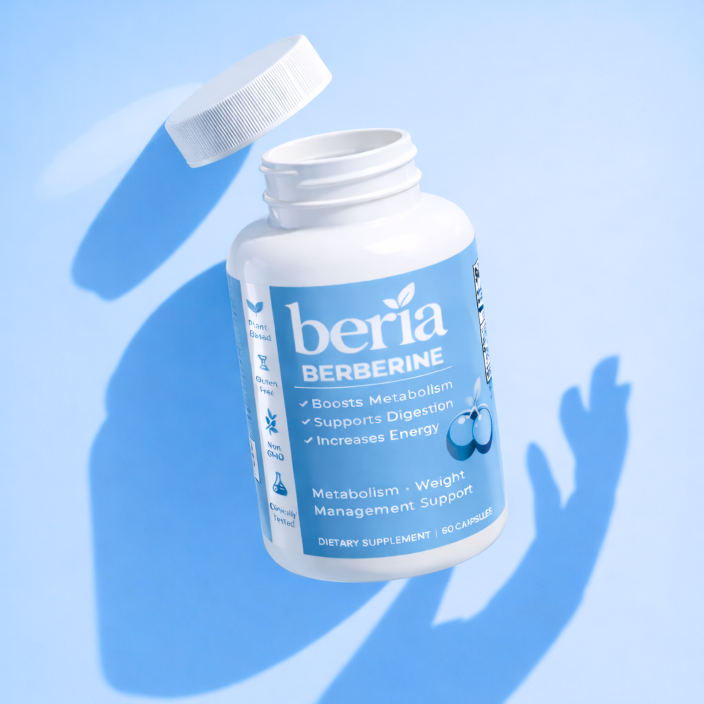 BERIA Berberine — Natural Support for Cravings, Blood Sugar & Metabolic Balance